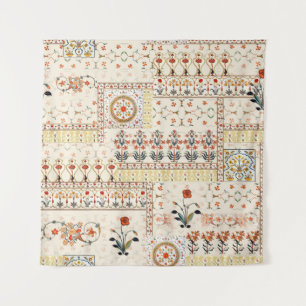 Tapete De Parede Linda e sem costura floral mouro com paisagismo ét