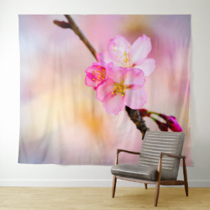 Tapete De Parede Linda Sakura Cherry Blossoms