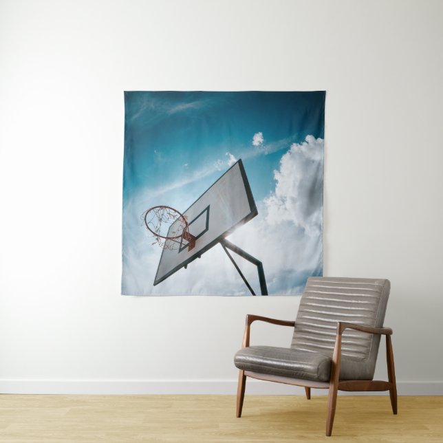Tapete De Parede Lindo Design de Basquete (In Situ)