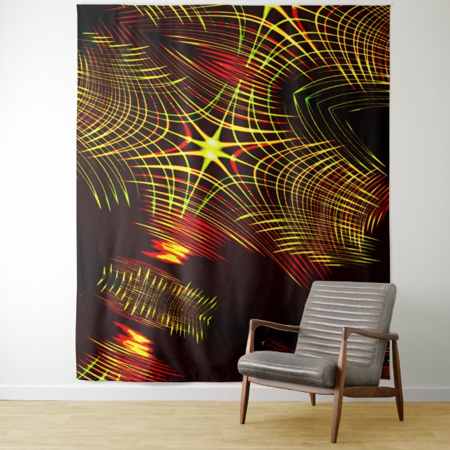 Tapete De Parede Linhas que se repetem em efeito de onda e luz? (In Situ)