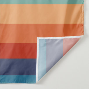 Tapete De Parede Listras de Arco-Íris Cores Vintage Estilo Antigo C