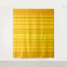 Tapete De Parede Listras Laranja Amarelo