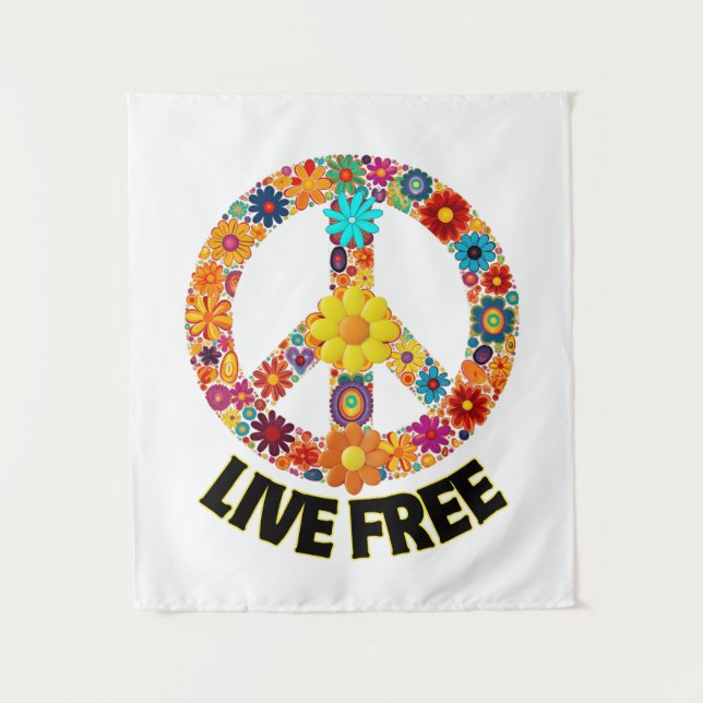 Tapete De Parede Live Free.w (Frente)