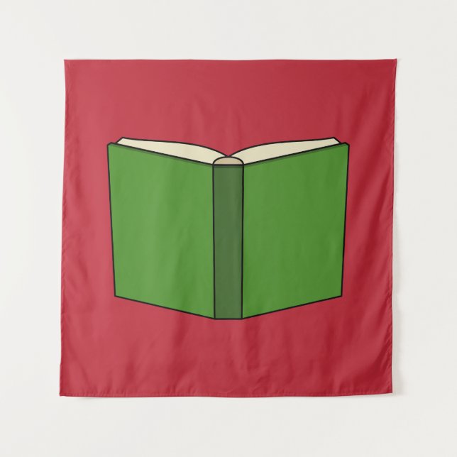 Tapete De Parede Livro Verde da Cartoon (Frente)