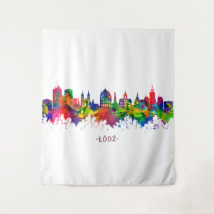 Tapete De Parede Lodz Polônia Skyline