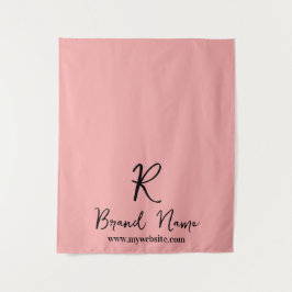 Tapete De Parede Logotipo Comercial de Letra Elegante para Exposiçã