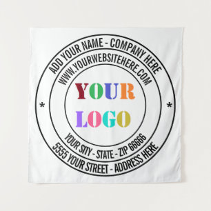 Tapete De Parede Logotipo comercial personalizado e estrutura de Pr