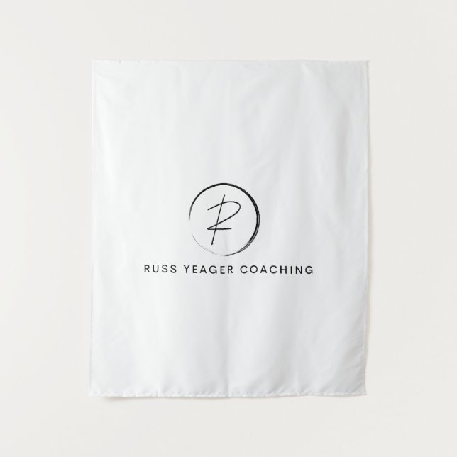 Tapete De Parede Logotipo da assinatura de coaching de Russ Yeager (Frente)