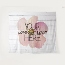 Logotipo da Empresa Fundo para Feira Comercial Mad