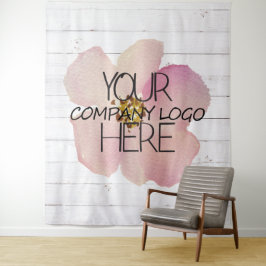 Tapete De Parede Logotipo da Empresa Fundo para Feira Comercial Mad