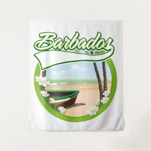 Tapete De Parede logotipo da viagem para Barbados