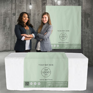 Tapete De Parede Logotipo do código QR da loja pop-up corredor de m