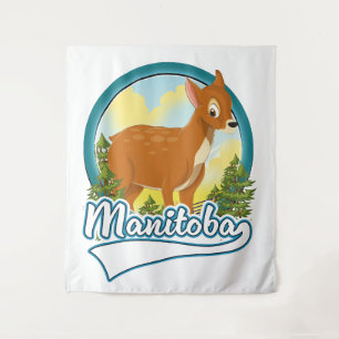 Tapete De Parede Logótipo do viagem do Manitoba Canada