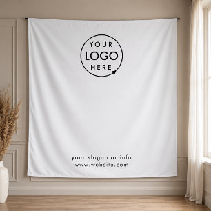 Tapete De Parede Logotipo Empresarial Fundo Branco Profissional p