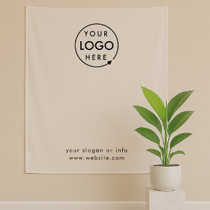 Tapete De Parede Logotipo Empresarial   Fundo Branco Profissional p