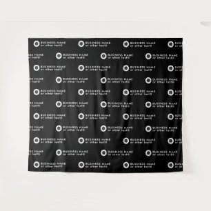 Tapete De Parede Logotipo ou ícone comercial +Nome Plano de fundo p