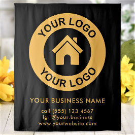 Tapete De Parede Logotipo Personalizado de Empresa Evento Negócios