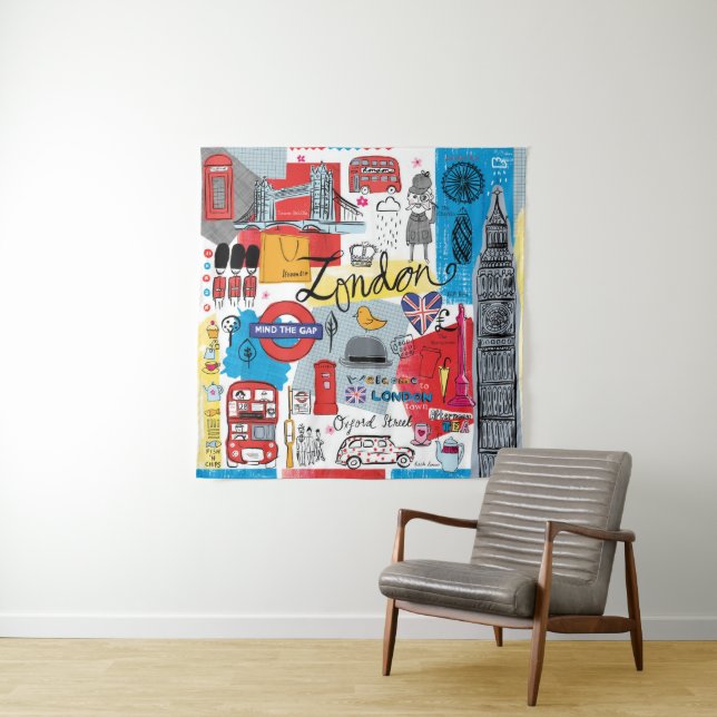 Tapete De Parede Londres, Inglaterra (In Situ (Horizontal))