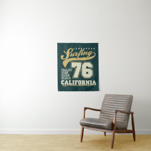 Tapete De Parede Longboard que surfa Califórnia 76
