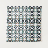 Lotus Branco e Onda Oceânica - Elegância em movime