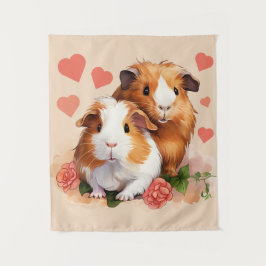 Tapete De Parede Love Guiné Pigs
