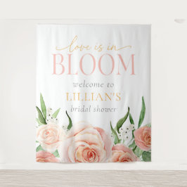 Tapete De Parede Love Is In Bloom Soft Pink Floral Photo Backdrop