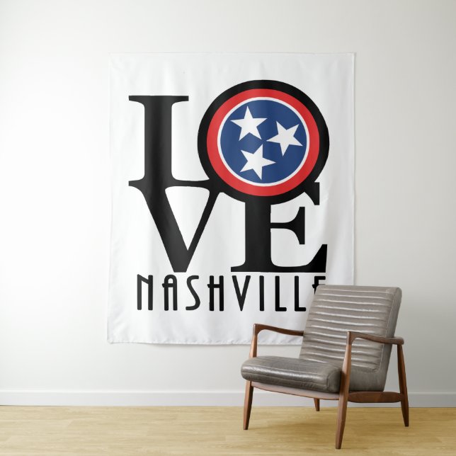 Tapete De Parede LOVE Nashville (texto negro) (In Situ)