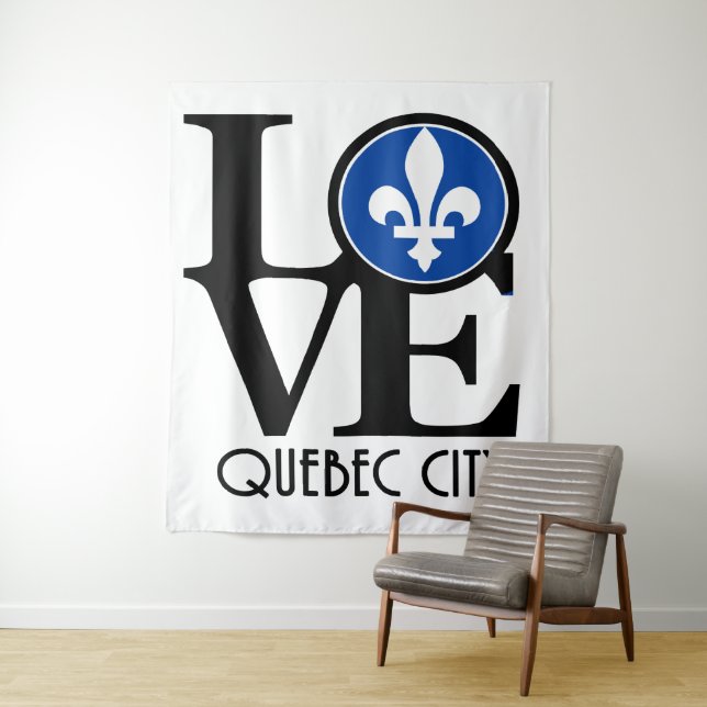 Tapete De Parede LOVE Quebec City (In Situ)