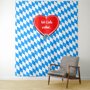 Tapete De Parede Lovely Bavaria Flag
