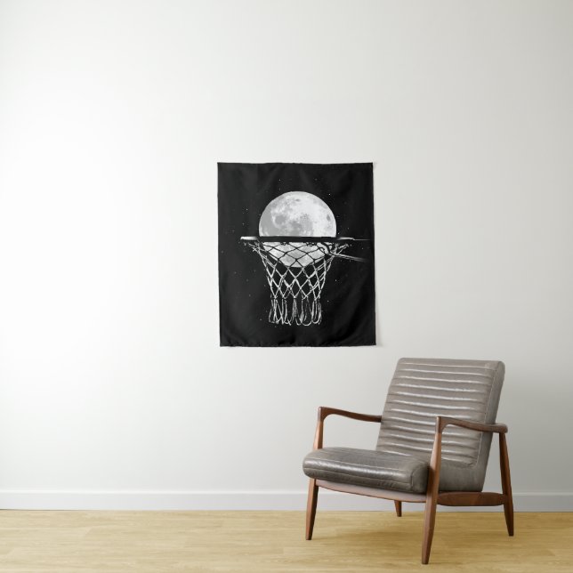 Tapete De Parede Lua de Basquete (In Situ)