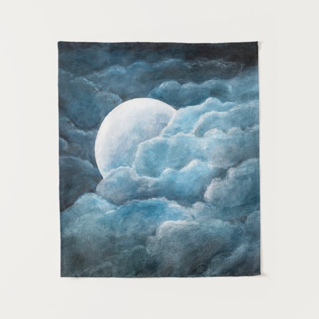 Tapete De Parede Lua,mística,lua,magia,celeste,dedo (Frente)