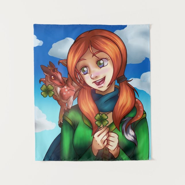 Tapete De Parede Lucky Girl (Frente)