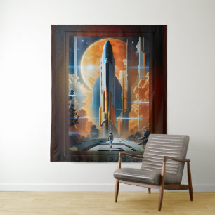 Tapete De Parede Lunar Lunar - Viagem para a Lua - Poster