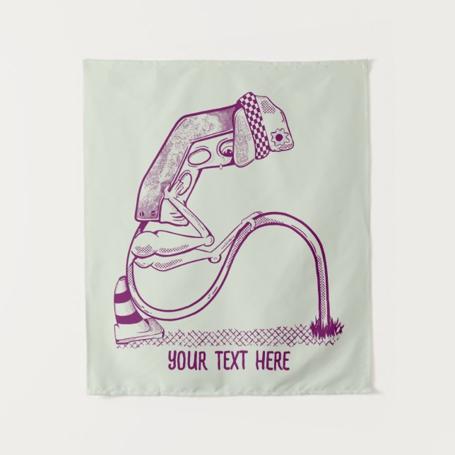 Tapete De Parede Luz de trânsito triste (Frente)