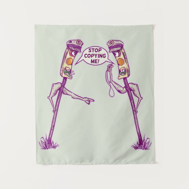 Tapete De Parede Luzes de trânsito engraçadas (Frente)