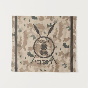 Tapete De Parede Maccabee Shield e Spears - Deserto