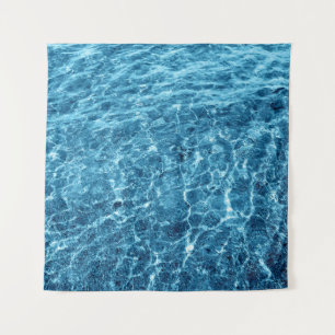 Tapete De Parede Macro Bubbling Blue Sea Photo