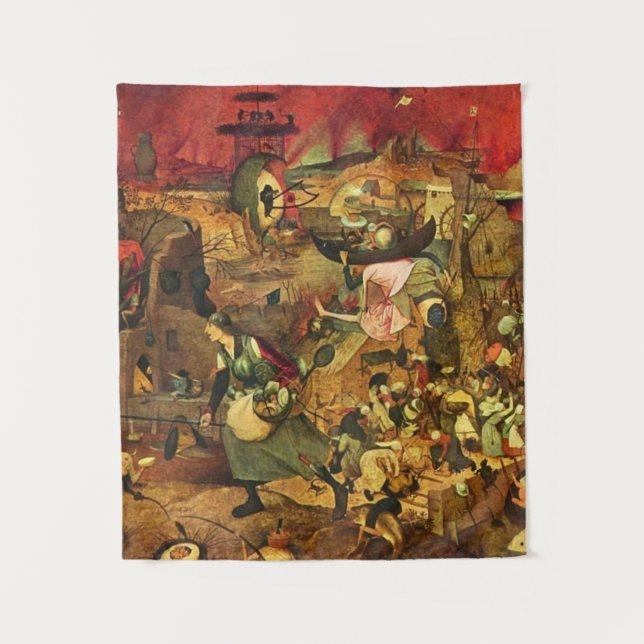 Tapete De Parede Mad Meg Por Hieronymus Bosch (Frente)