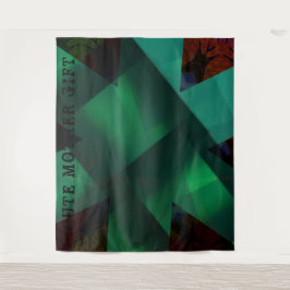 TAPETE DE PAREDE MÃE CUTA GIFT_IMG_BLACK_GREEN_RMDESIGNFLO55_