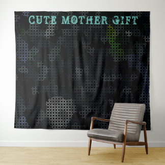 Tapete De Parede MÃE DECOR_Room_CUTE GIFT_BLACK_RMDESIGNFLO55