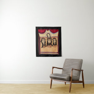 Tapete De Parede Mãe Mary Cristo Coroa Coroa Pintura