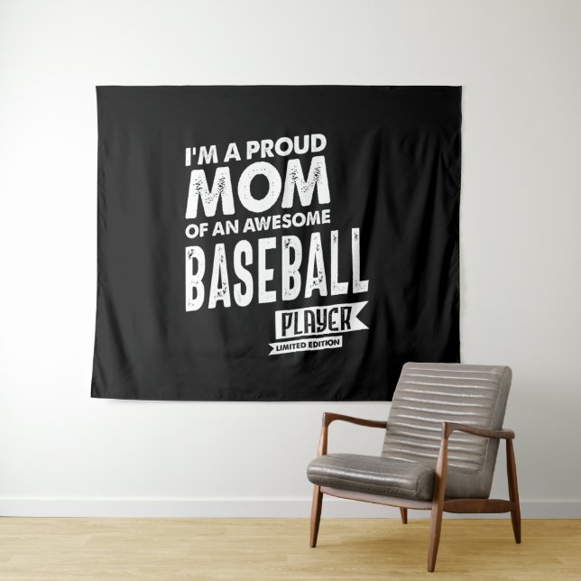 Tapete De Parede Mãe Orgulhosa De Um Jogador De Beisebol Incrível (In Situ (Horizontal))