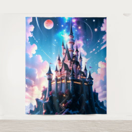 Tapete De Parede Magia Fantasy Castle Wall Art