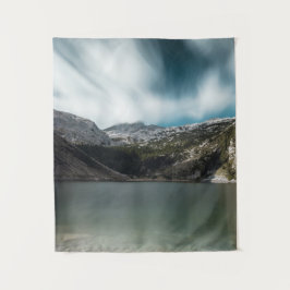 Tapete De Parede Magnífico lago Krn com a montanha Krn, Eslovênia