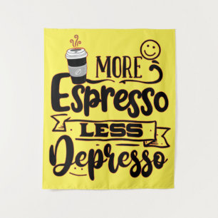Tapete De Parede Mais Espresso Menos Depresso - Amor Espresso