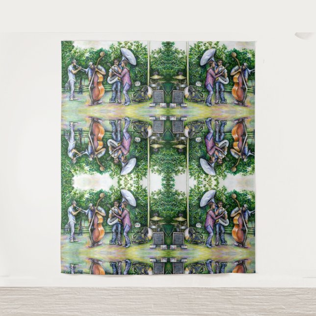 Tapete De Parede Mamãe nunca me avisou sobre jogadores Tuba (Frente)