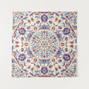 Tapete De Parede Mandala Beauty: Mosaico Cultural Colorido