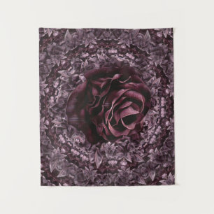 Tapete De Parede Mandala de Rosa 