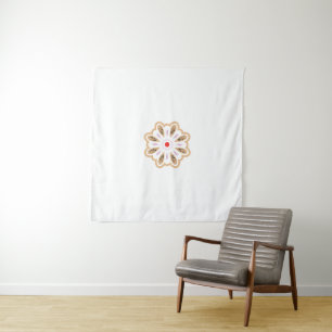 Tapete De Parede Mandala Flower Art Impressão Boho Decor