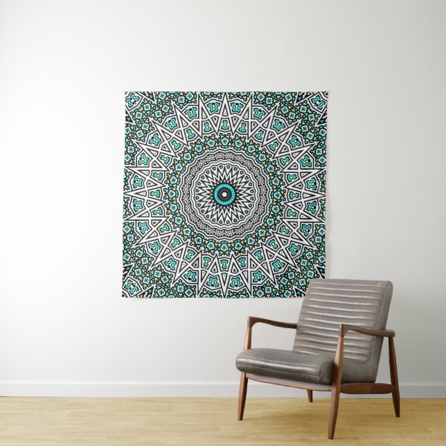 Tapete De Parede Mandalas Mosaico Invertido (In Situ)